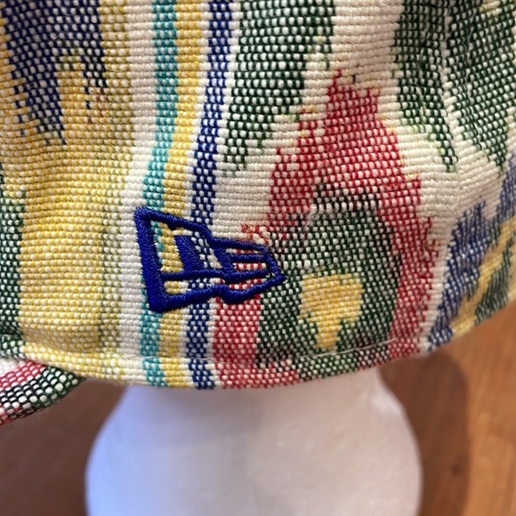 RARE!! Miami, Florida Cap, MIA,, Aztec, Navajo cotton print, fitted, 7 3/8 - Picture 9 of 12